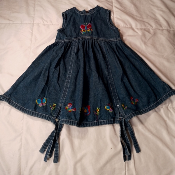 Copper Key Dresses Copper Key Little Girls Denim Dress Poshmark